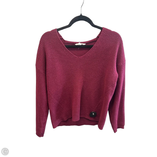 Sweater By Clothes Mentor In Red, Size: M