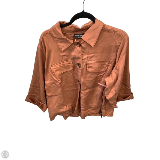 Top 3/4 Sleeve By Lane Bryant In Brown, Size: Xl