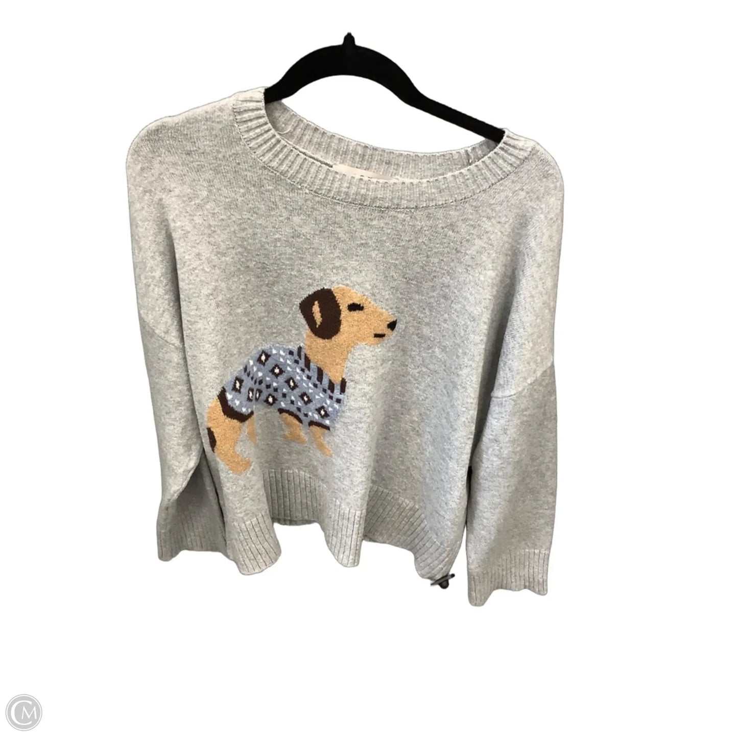 Sweater By Loft In Grey, Size: Xl