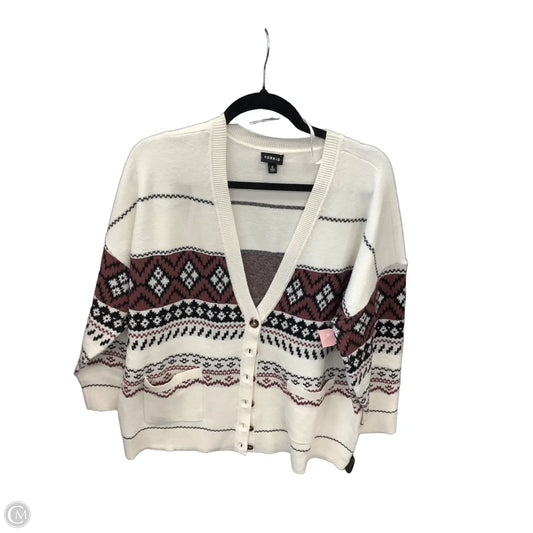 Sweater Cardigan By Torrid In Multi-colored, Size: L