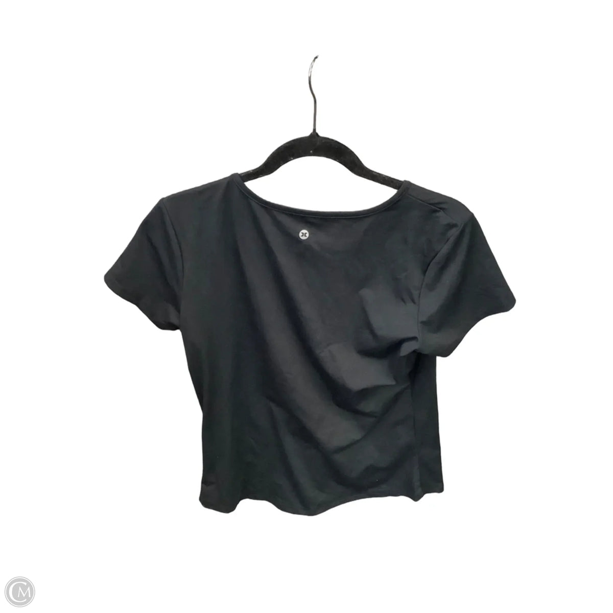 Athletic Top Short Sleeve By Rbx In Black, Size: M