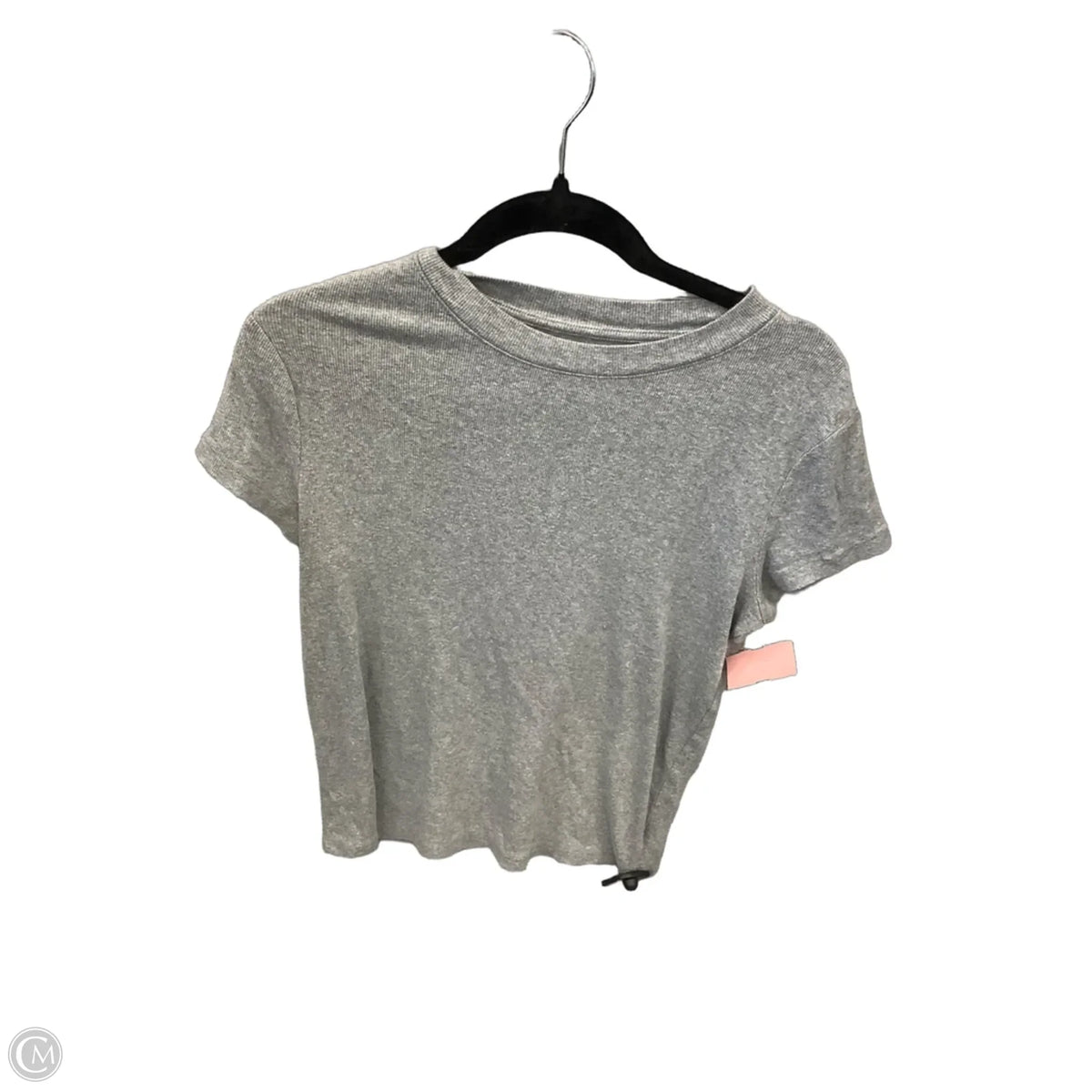 Top Short Sleeve Basic By A New Day In Grey, Size: L