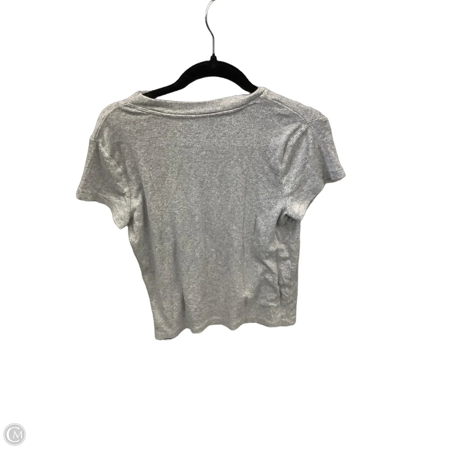 Top Short Sleeve Basic By A New Day In Grey, Size: L