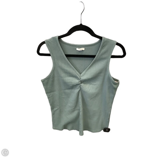 Top Sleeveless By Maurices In Green, Size: Xl