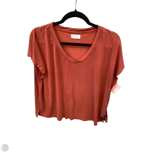 Top Short Sleeve By Maurices In Purple, Size: Xl