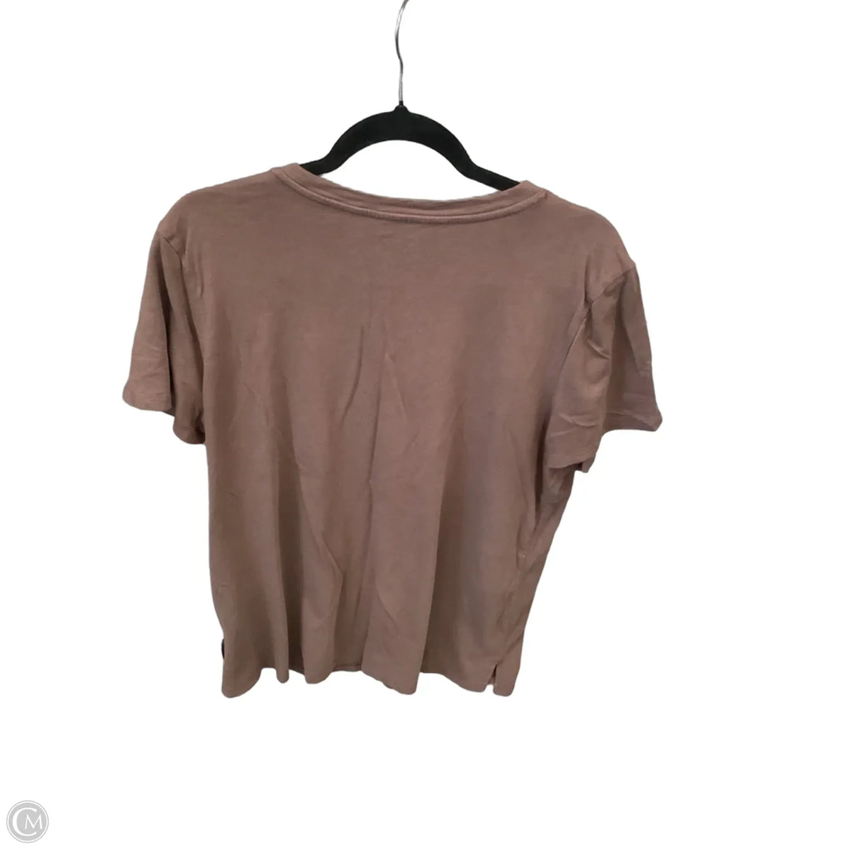 Top Short Sleeve Basic By Maurices In Brown, Size: Xl