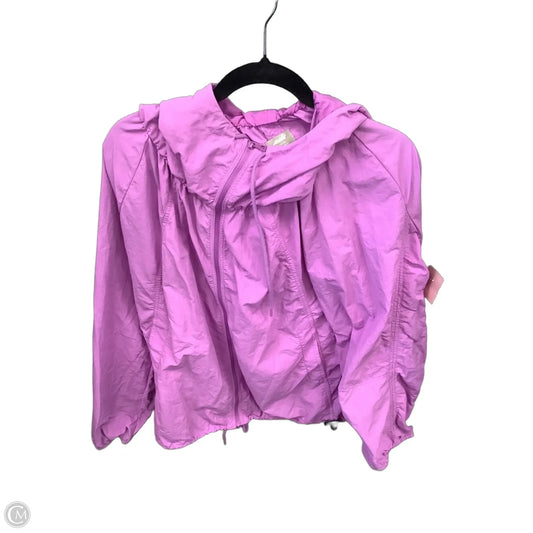 Jacket Windbreaker By Avia In Purple, Size: L