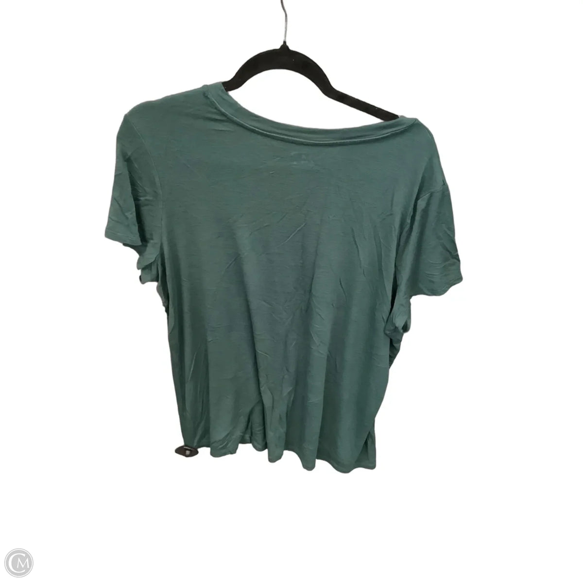 Top Short Sleeve Basic By Maurices In Green, Size: 1x