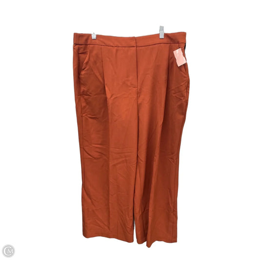 Pants Wide Leg By Liz Claiborne In Orange, Size: 16