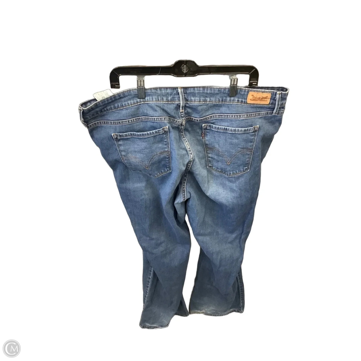 Jeans Boot Cut By Levis In Blue Denim, Size: 20