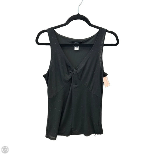 Top Sleeveless By Express In Black, Size: L