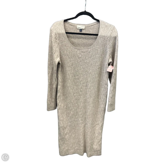 Dress Sweater By Universal Thread In Tan, Size: Xl
