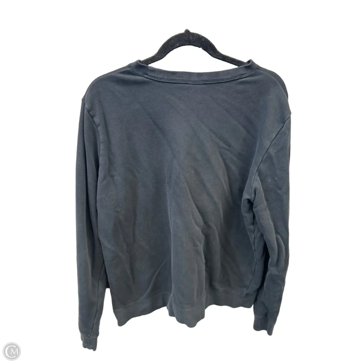 Athletic Sweatshirt Collar By Nike In Black, Size: L