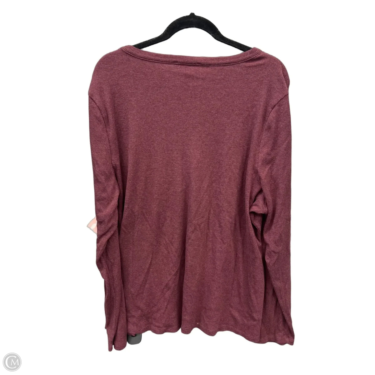 Top Long Sleeve Basic By Daily Thread In Purple, Size: 3x