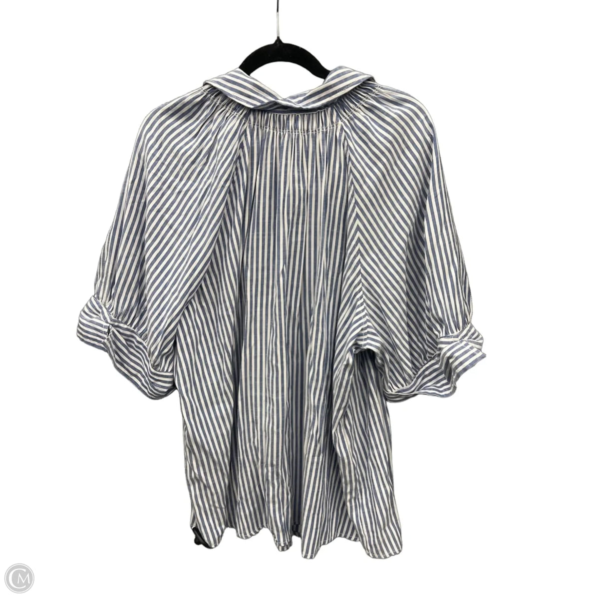 Top Short Sleeve By Max Studio In Striped Pattern, Size: 3x