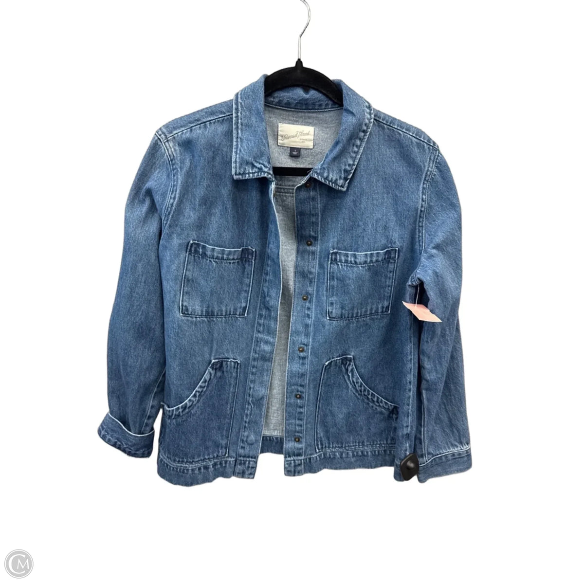 Jacket Denim By Universal Thread In Blue Denim, Size: S