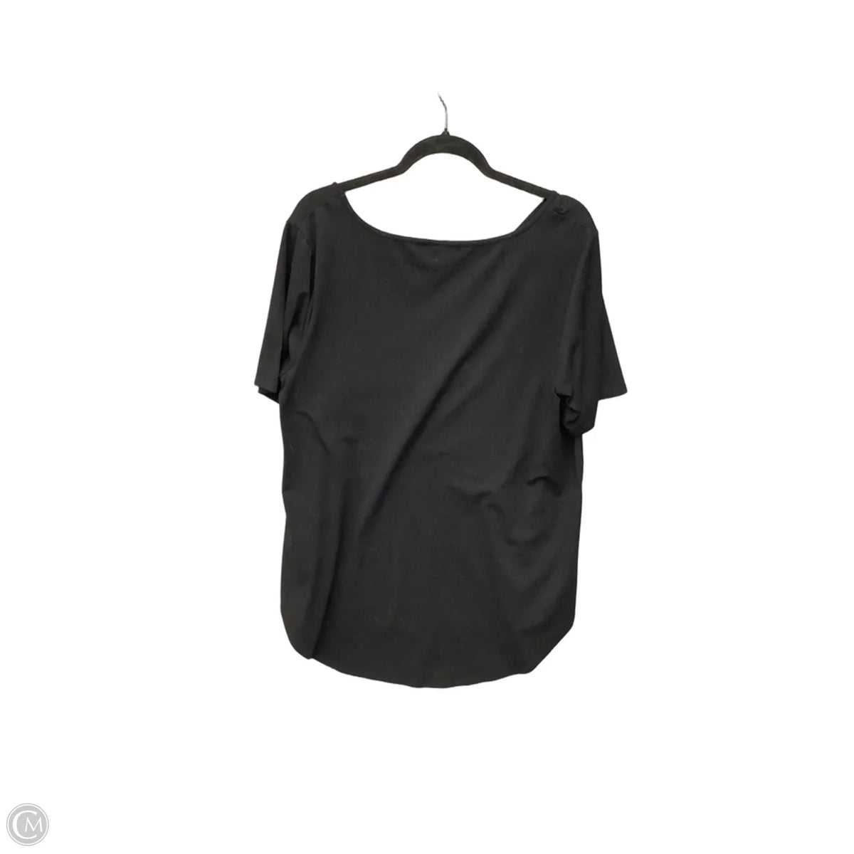 Top Short Sleeve Basic By Old Navy In Black, Size: 1x