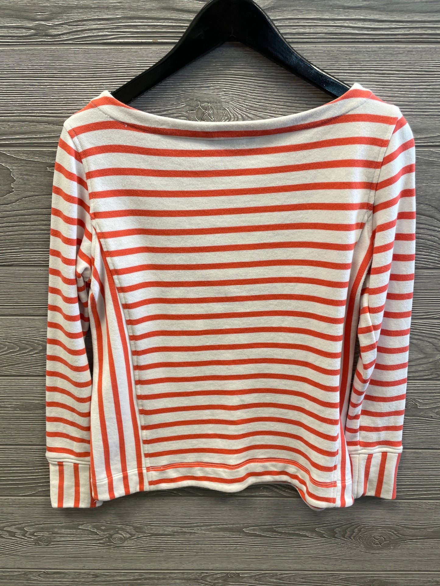 Sweatshirt Crewneck By Banana Republic In Striped, Size: Xs