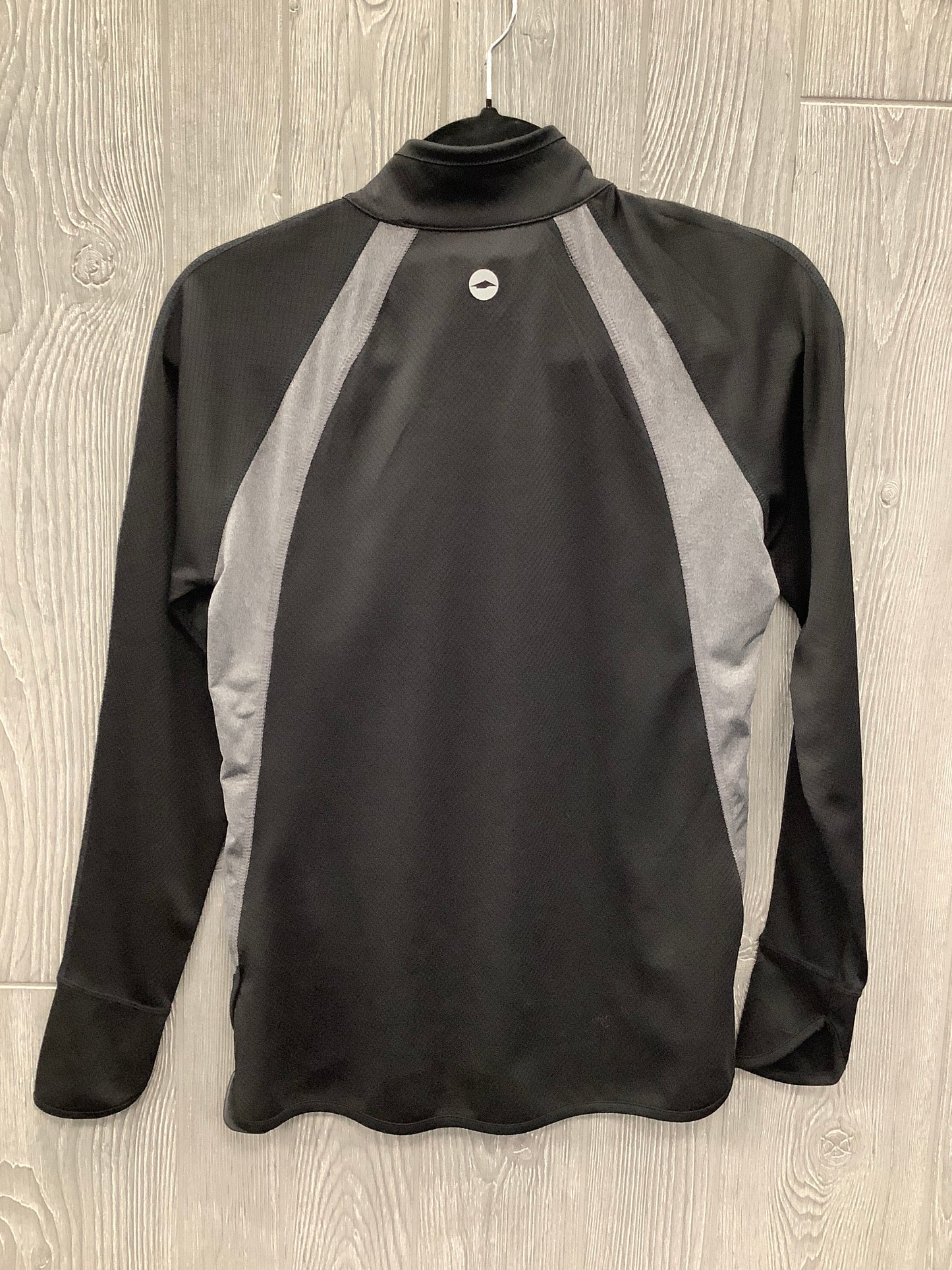 Athletic Top Long Sleeve Crewneck By Avia In Black, Size: S