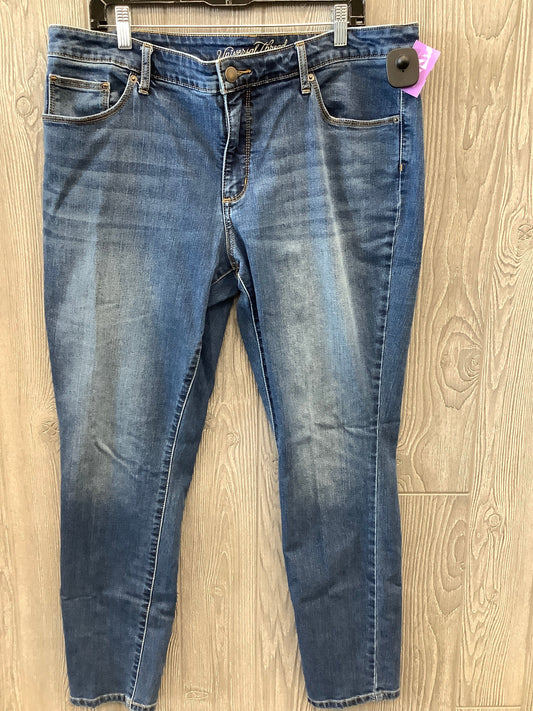 Jeans Skinny By Universal Thread  Size: 16