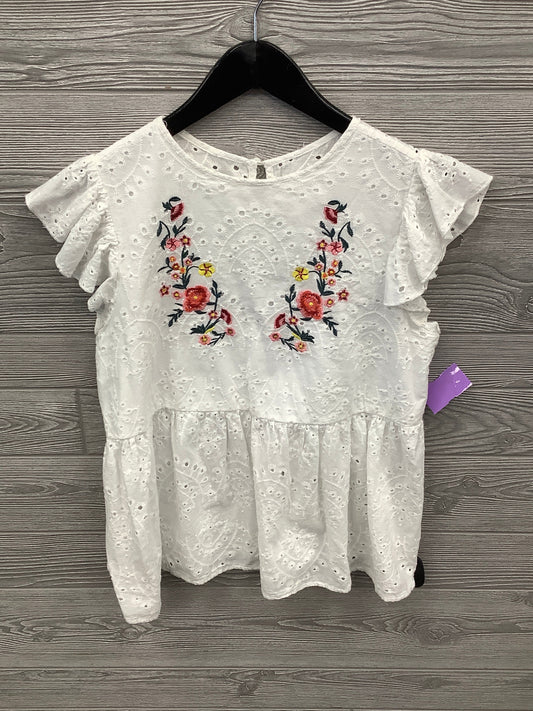 Top Short Sleeve By Shein  Size: L