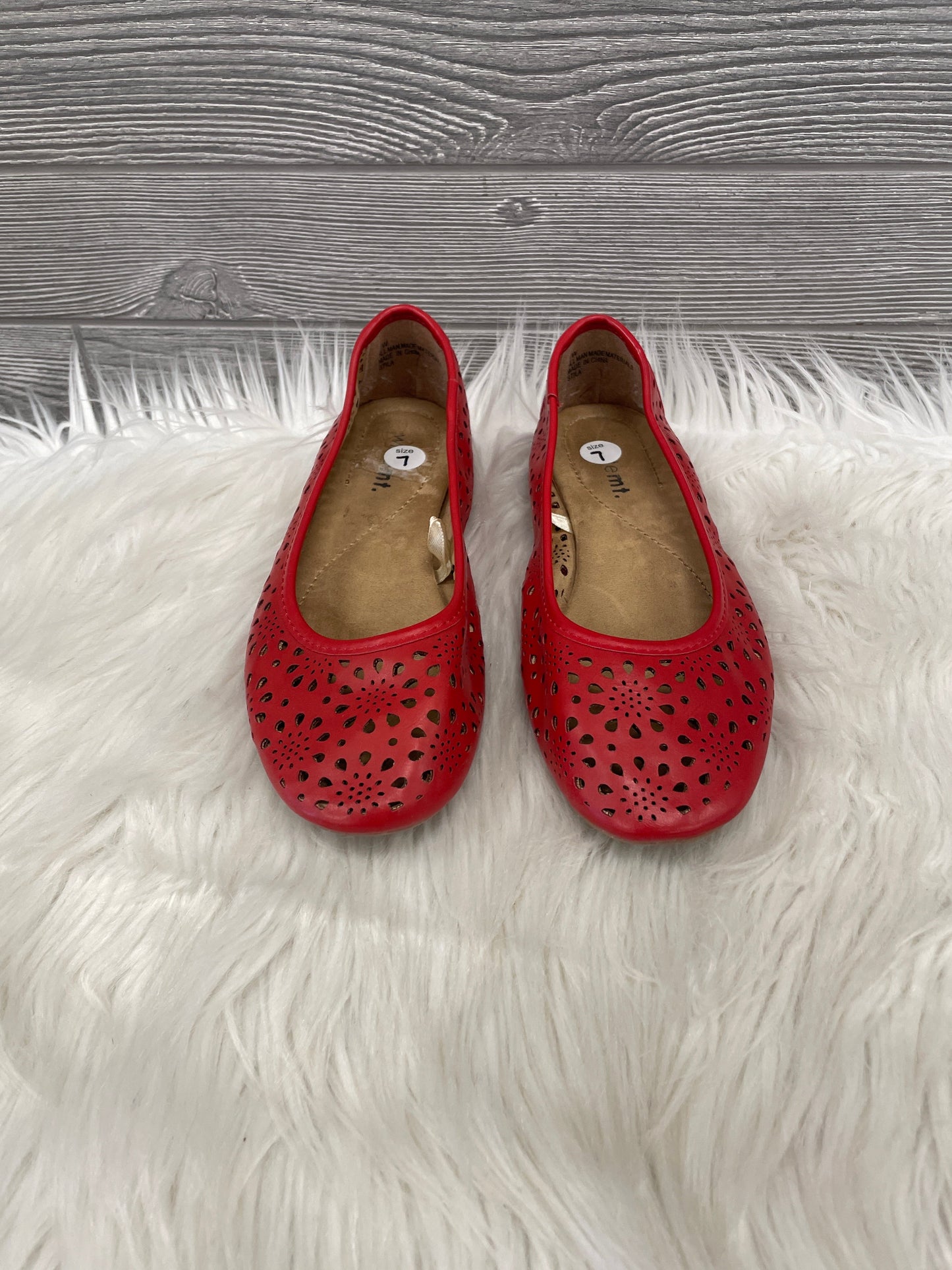 Shoes Flats By White Mountain In Red, Size: 7