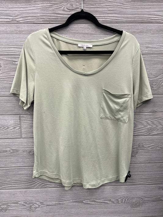 Top Short Sleeve Basic By Love Tree In Green, Size: M