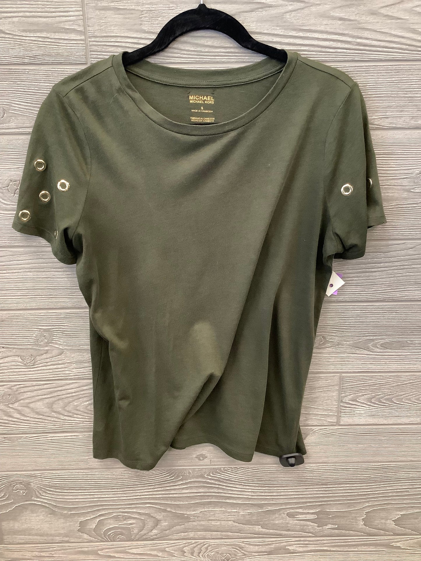 Top Short Sleeve Designer By Michael By Michael Kors  Size: S