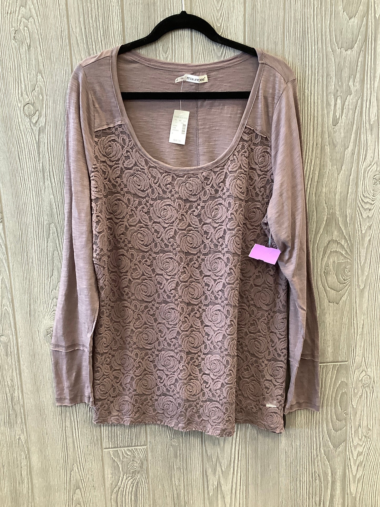 Top Long Sleeve By Maurices  Size: 2x