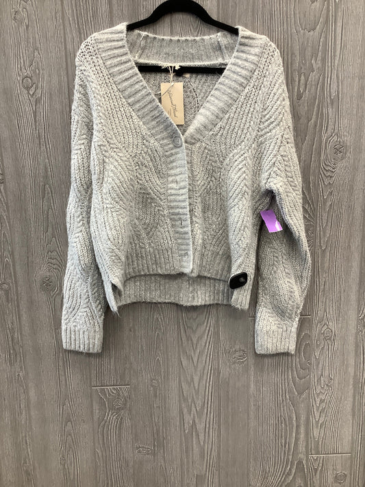 Silver Sweater Cardigan Universal Thread, Size S