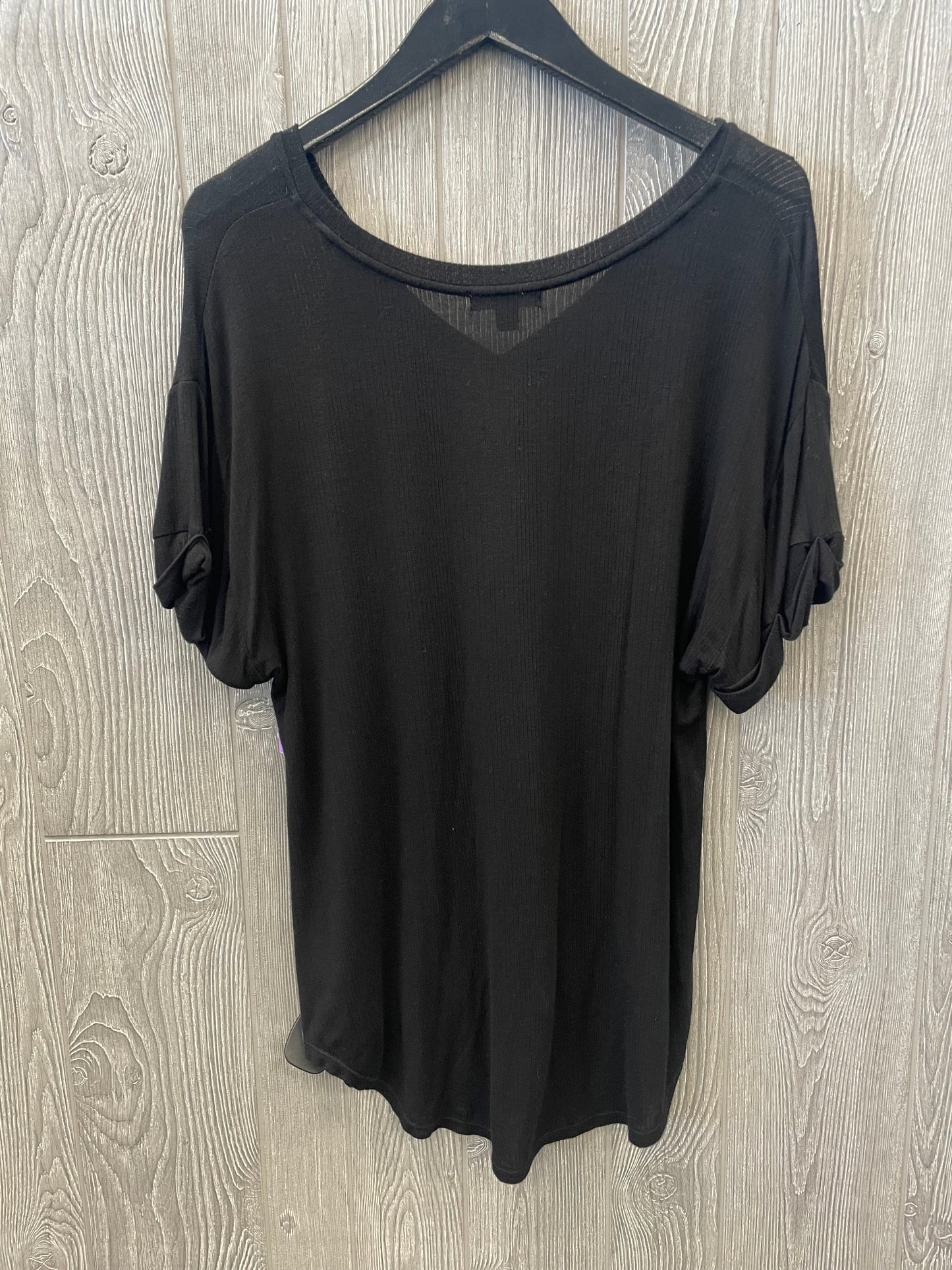 Black Top Short Sleeve Alfani, Size L