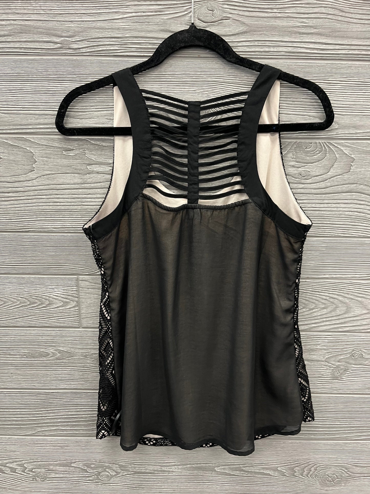 Top Sleeveless By Maurices In Black, Size: M