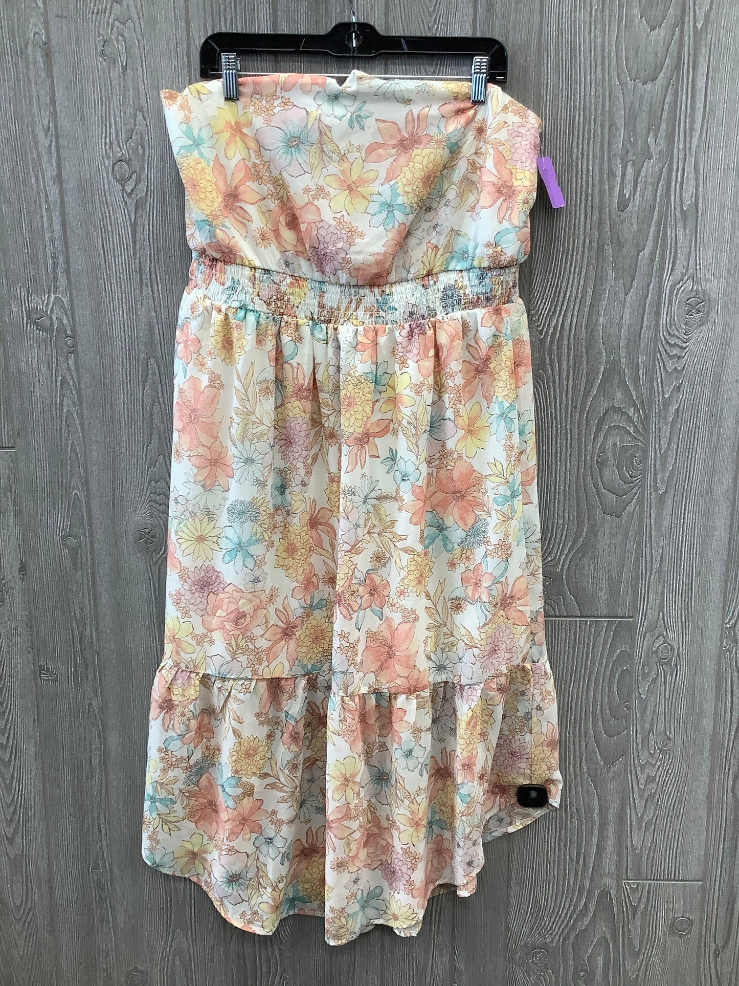 Floral Print Dress Casual Midi Maurices, Size M