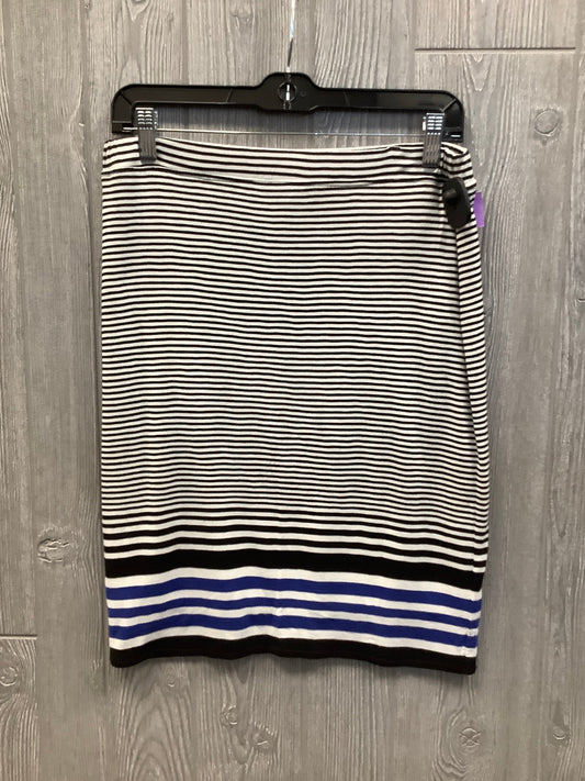 Skirt Midi By Max Studio In Striped Pattern, Size: 8