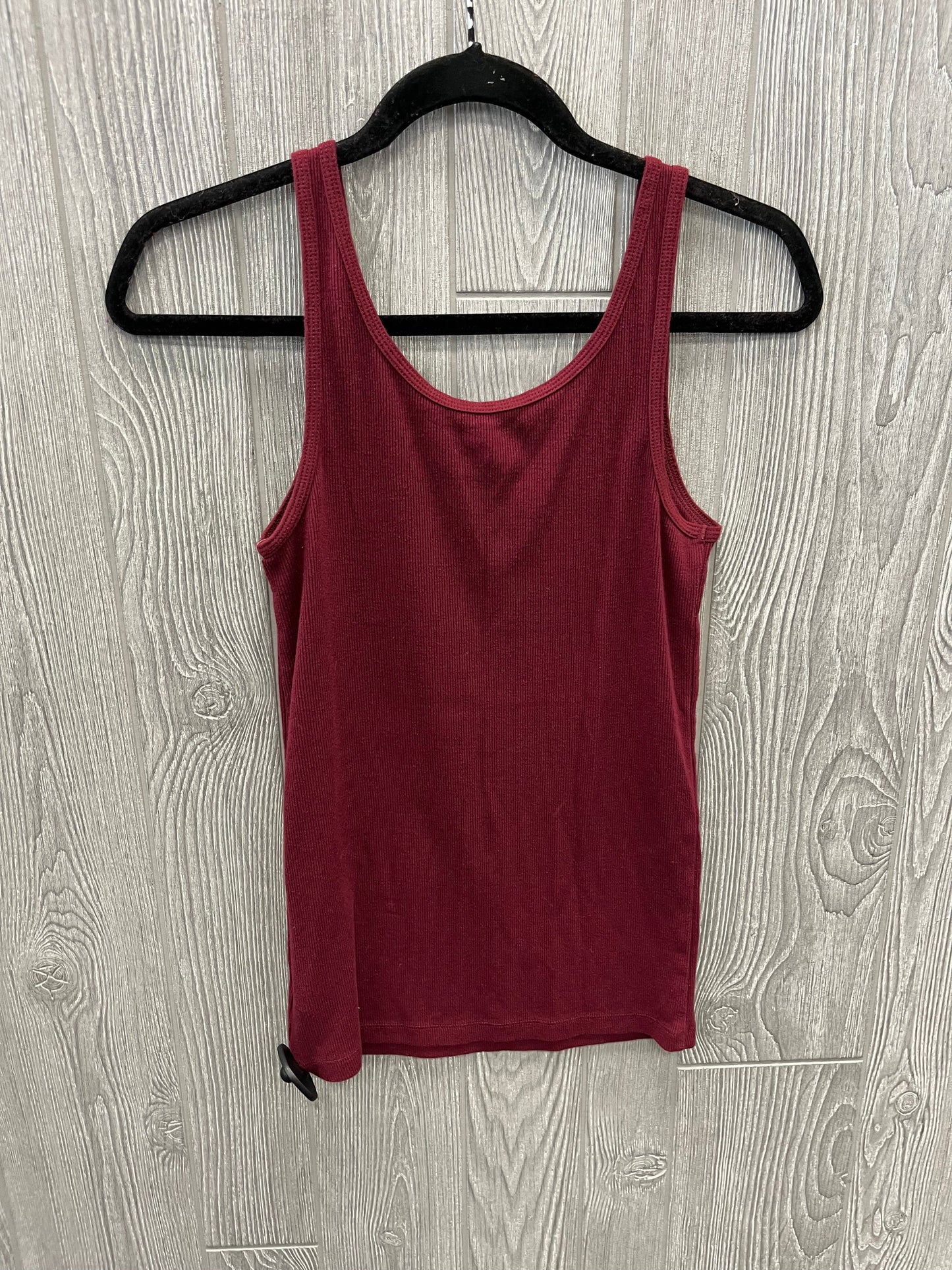 Red Top Sleeveless Basic Old Navy, Size M