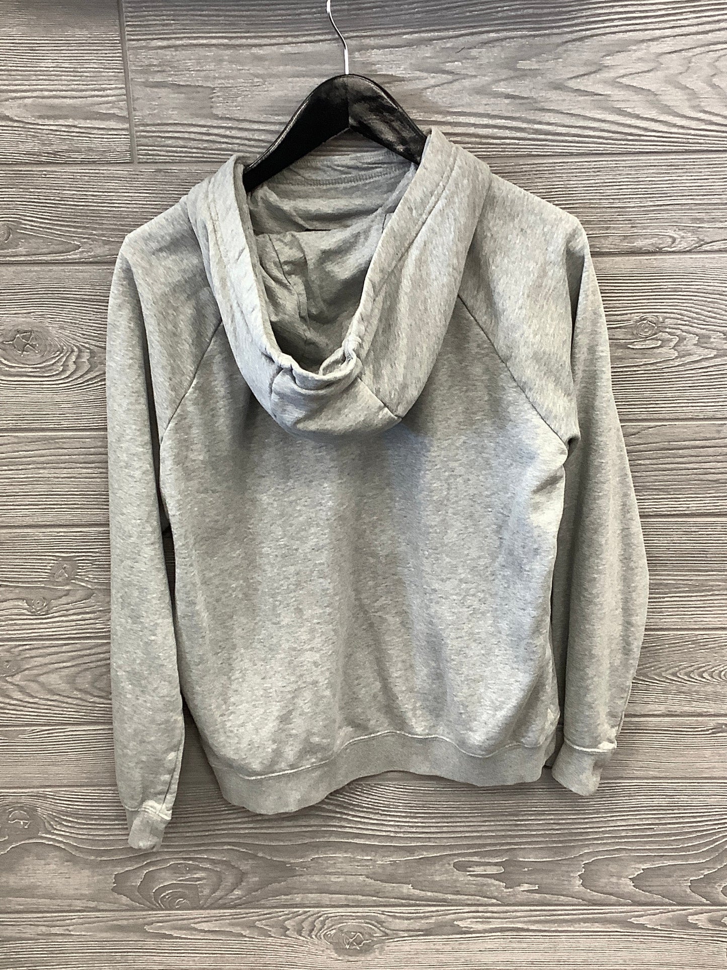 Grey Athletic Sweatshirt Hoodie Nike Apparel, Size M