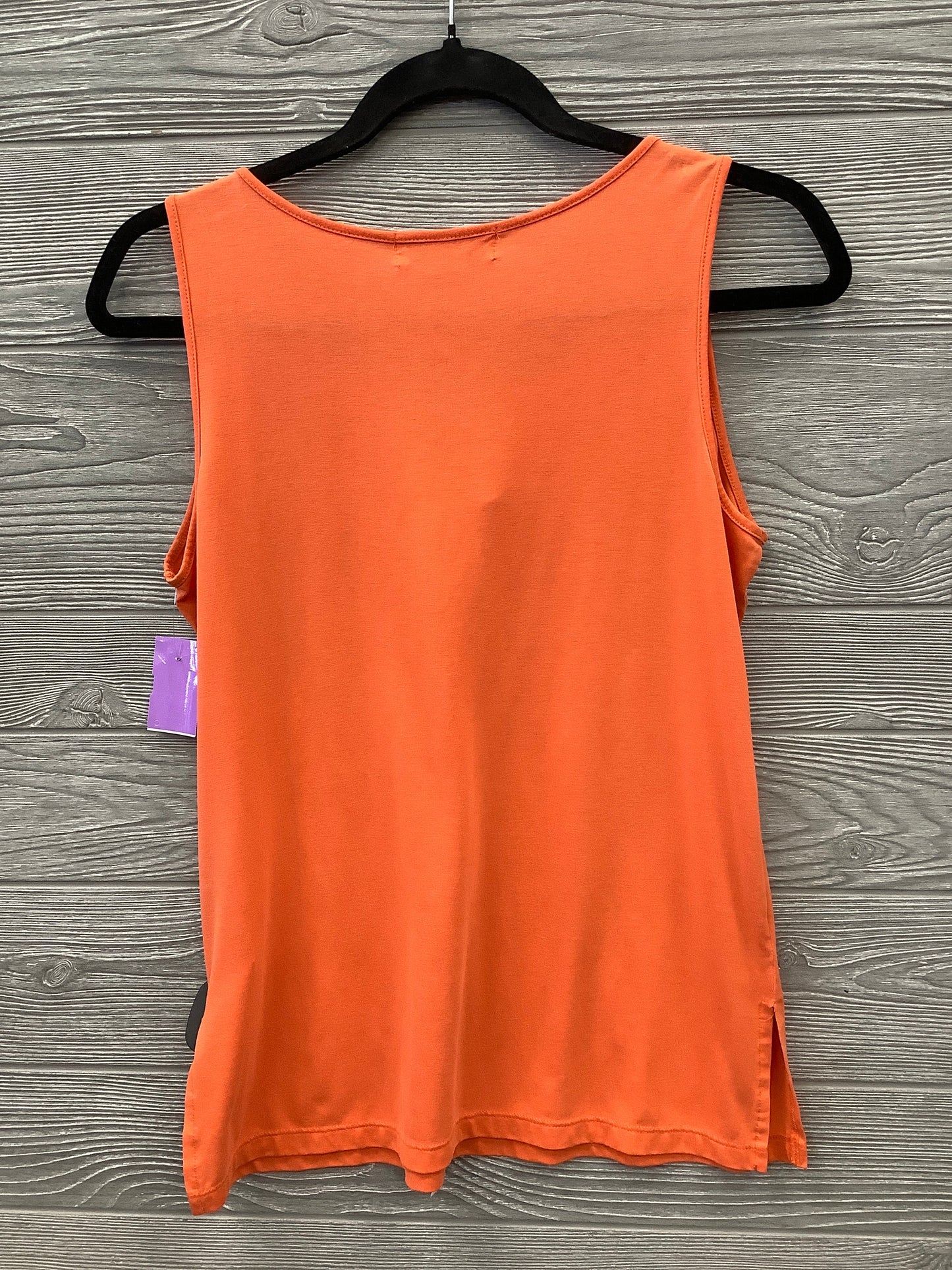 Top Sleeveless By Liz Claiborne In Orange, Size: S