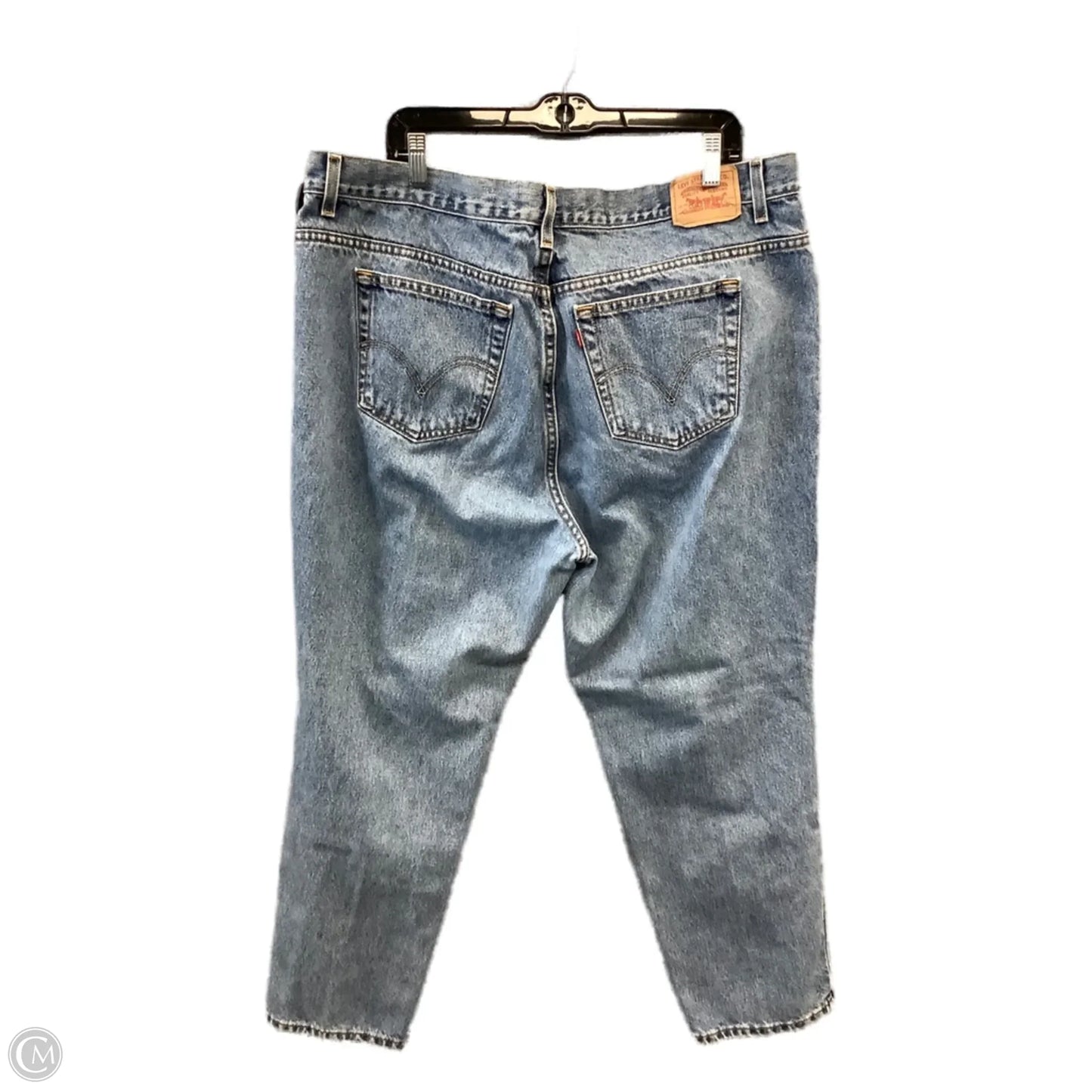 Jeans Skinny By Levis In Blue Denim, Size: 22