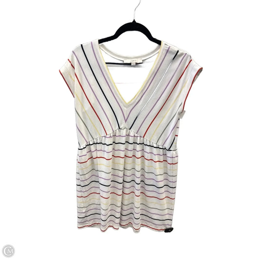 Dress Casual Short By Loft In Striped Pattern, Size: S