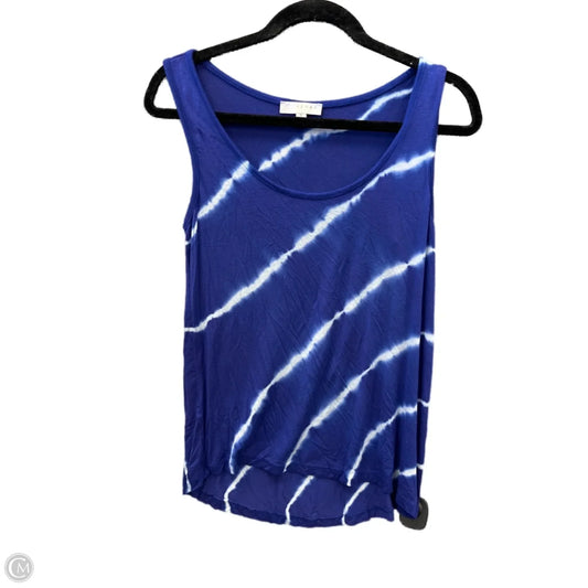 Top Sleeveless By Kenar In Blue, Size: M