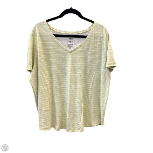 Top Short Sleeve By Sonoma In Green, Size: 2x