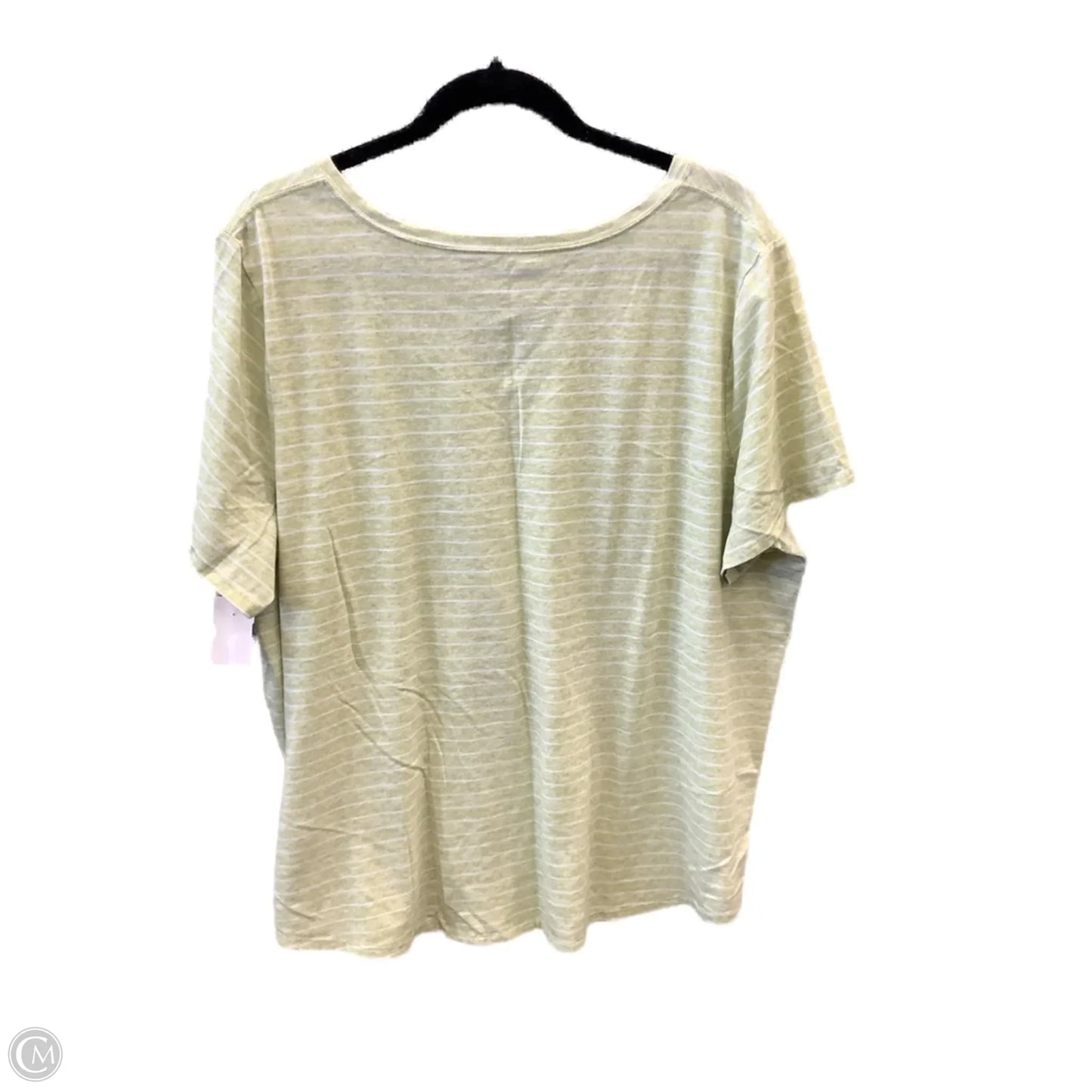 Top Short Sleeve By Sonoma In Green, Size: 2x