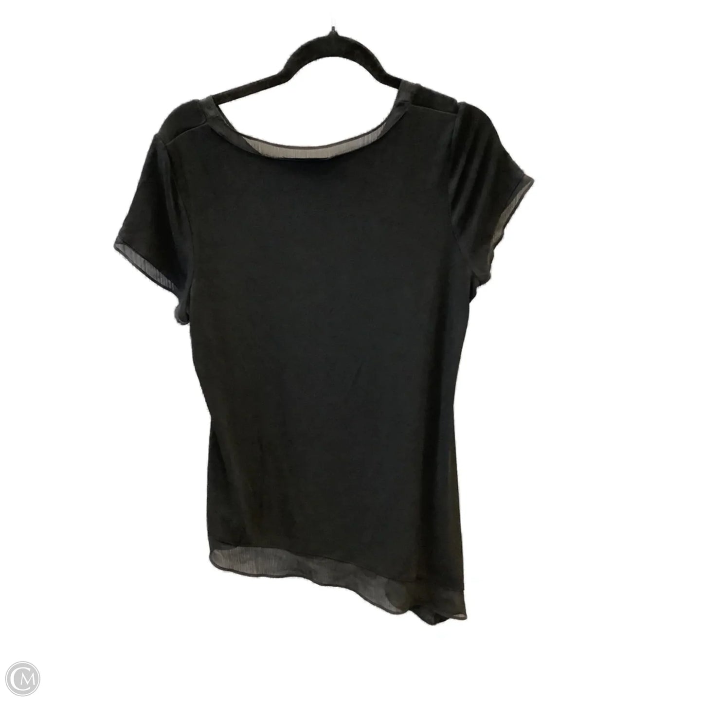 Top Short Sleeve By Chicos In Black, Size: M