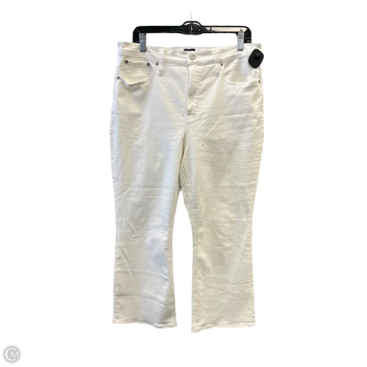Jeans Skinny By J. Crew In White, Size: 14