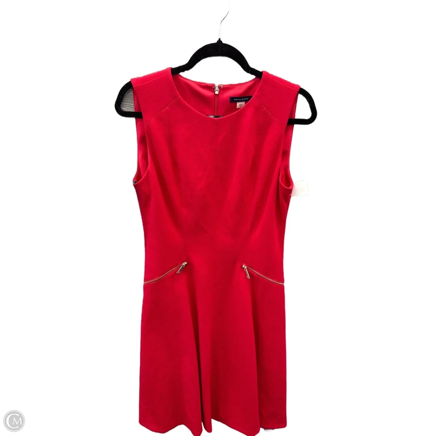 Dress Casual Midi By Tommy Hilfiger In Red, Size: M