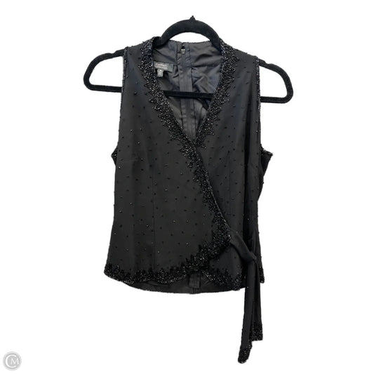 Top Sleeveless By Dressbarn In Black, Size: M