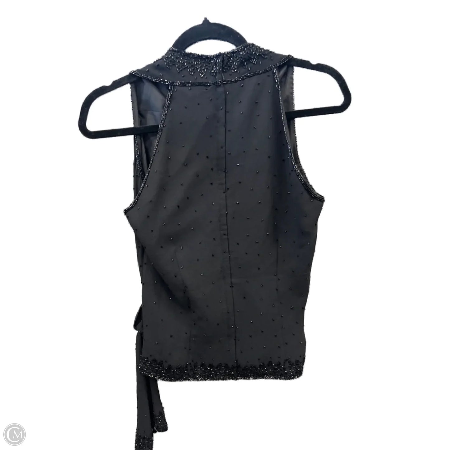 Top Sleeveless By Dressbarn In Black, Size: M