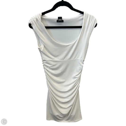 Dress Casual Midi By Clothes Mentor In White, Size: S
