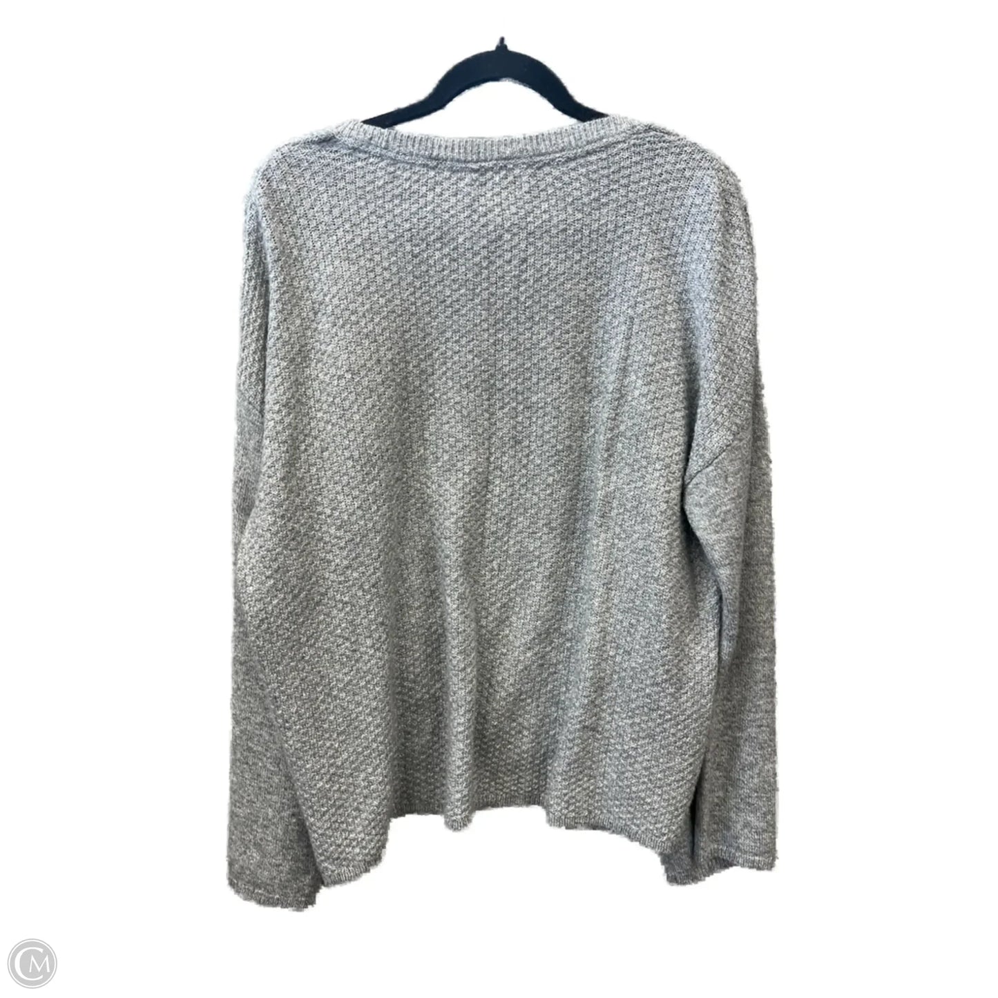 Sweater By Style And Company In Grey, Size: L