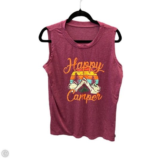 Top Sleeveless By Clothes Mentor In Purple, Size: Xl